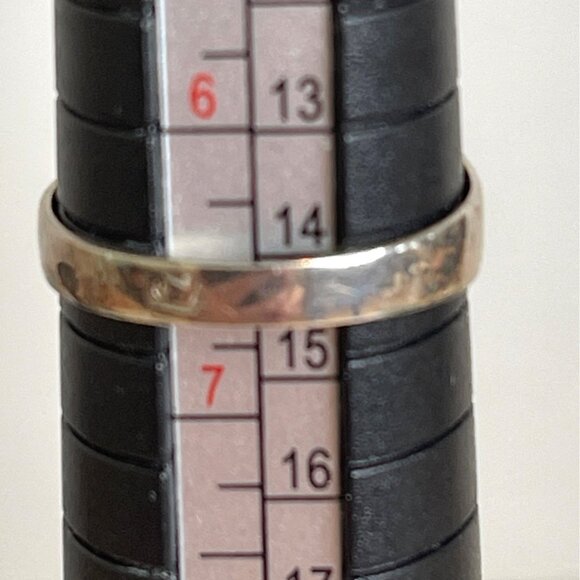 Mexico Abalone Sterling Silver Women's Signed Ring Shell Inlay Size 6.5 Vintage - Picture 9 of 11